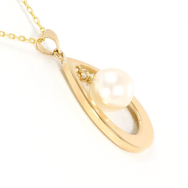 K18 18金 YG イエローゴールド ネックレス パール(真珠) 約51cm ジュエリー 中古 K18 18金 YG イエローゴールド ネックレス パール(真珠) 約51cm ジュエリー 中古