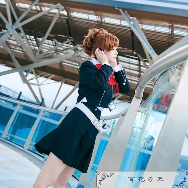 セット済みウィッグ　ペルソナ　ハム子　コスプレ Amazon.co.jp: [LALALV出品] コスプレ衣装+ウィッグ+ 靴ペルソナ