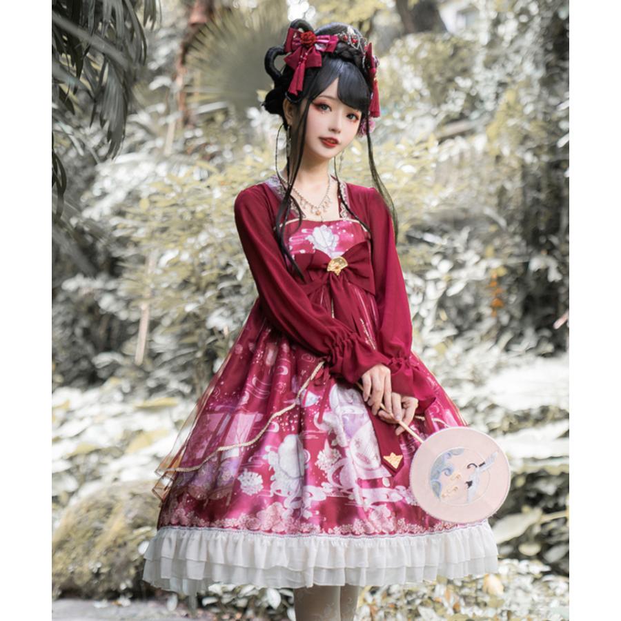 ロリータ ワンピース 長袖 チャイナドレス コスプレ レディース 双子コーデ 中国 衣装 漢服 古風 古典 ロリータ ワンピース 長袖 チャイナドレス コスプレ レディース 双子コーデ 中国 衣装 漢服 古風 古典