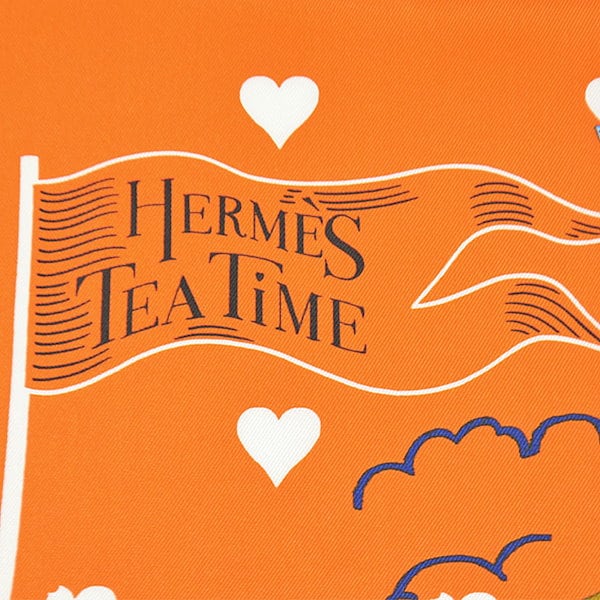 Qoo10] Hermes スカーフ カレ70 Tea Time テ