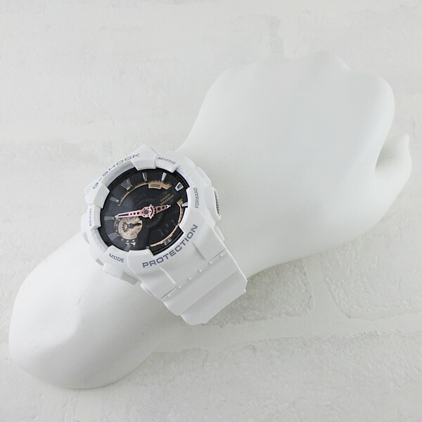 国内正規品 カシオ Gショック 時計 メンズ 腕時計 手表 ホワイト アナデジ GA-110RG-7AJF ビジネス 男性 誕生日ギフト 記念日 ポイント消化