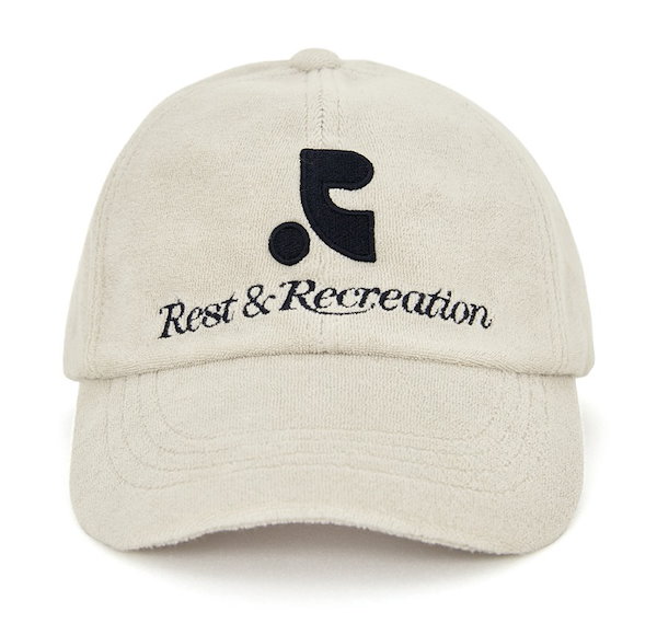 rest&recreation 韓国人気 韓国アイドル愛用ブランド RR LOGO TERRY BALL CAP キャップ BALL CAP  ユニセックス 男女兼用