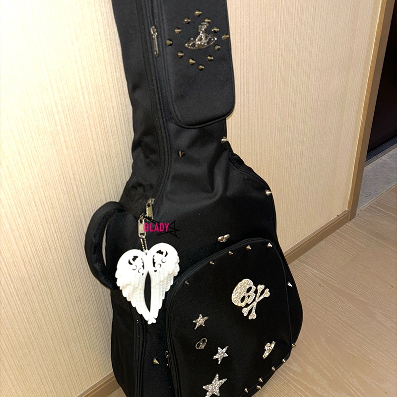 [パンクゴッドマザー]ギターバッグパーソナリティサターンエレクトリックギターベース41インチアキーンギターバッグ厚くなったピアノバッグ