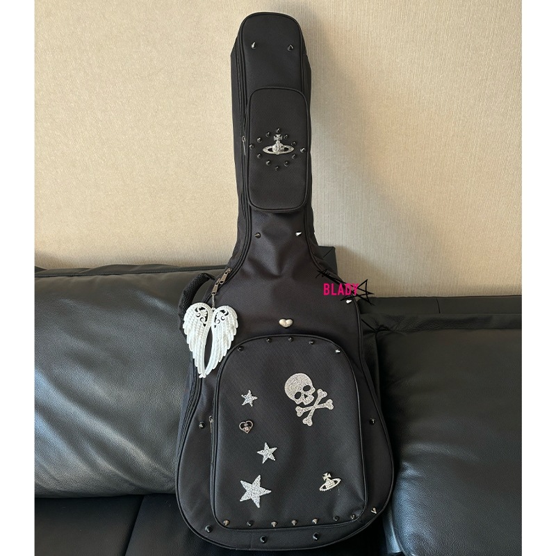 [パンクゴッドマザー]ギターバッグパーソナリティサターンエレクトリックギターベース41インチアキーンギターバッグ厚くなったピアノバッグ