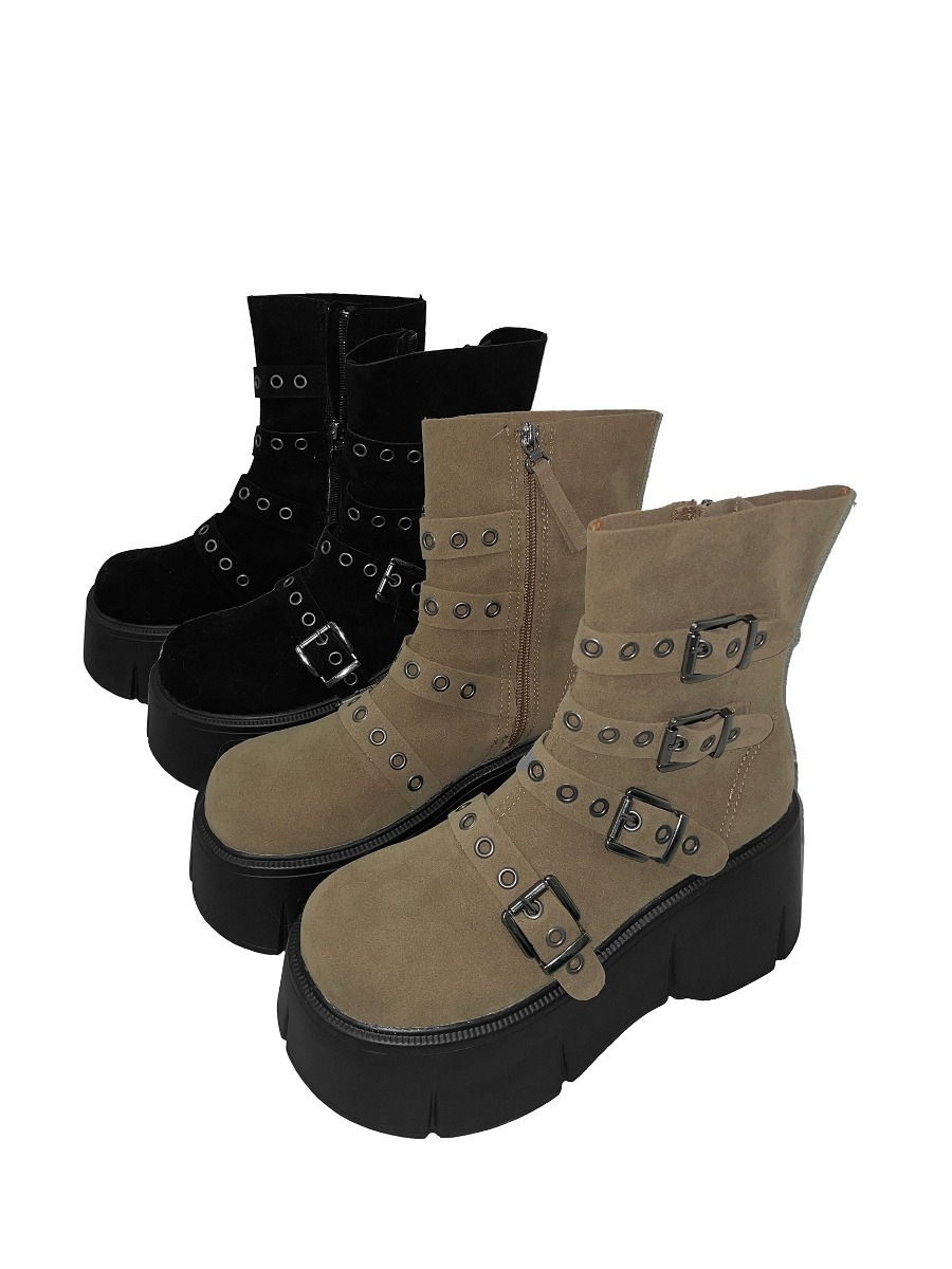 【THEAIRTOWN】スキルミッドブーツ THEAIRTOWN】skill mid boots ショート・ミドルブーツ