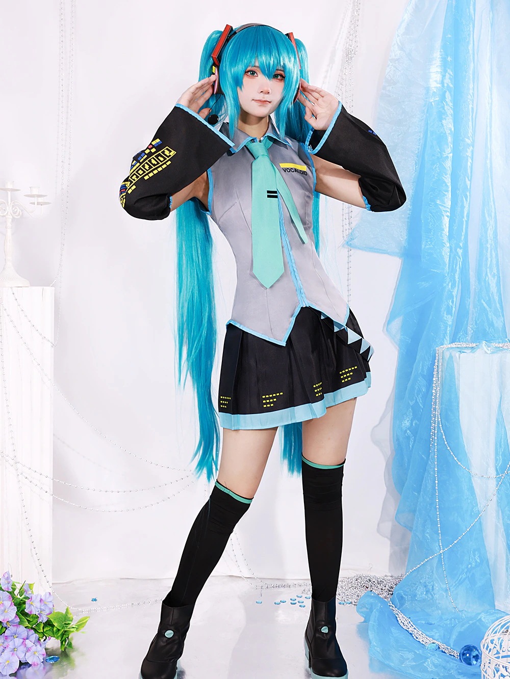 初音ミク コスプレ セットアップ Hatsune Miku みく 初音未来 初音 1 初音ミク コスプレ セットアップ Hatsune Miku みく 初音未来 初音 1