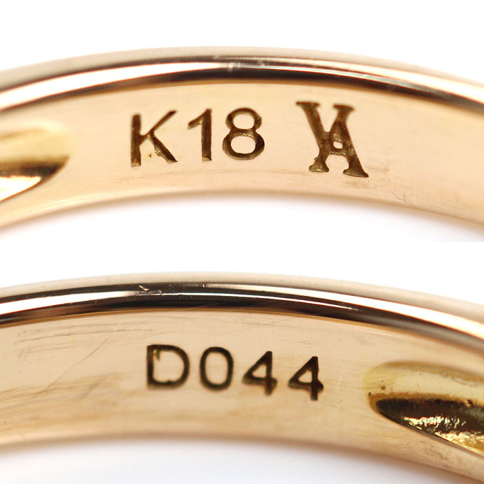 Vendome Aoyama ヴァンドーム青山 K18PG ピンクゴールド ダイヤモンド リング・指輪 ダイヤモンド0.44ct 7号 2.4g レディース 中古 美品 Vendome Aoyama ヴァンドーム青山 K18PG ピンクゴールド ダイヤモンド リング・指輪 ダイヤモンド0.44ct 7号 2.4g レディース 中古 美品