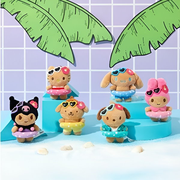 Qoo10] サンリオ 【オリーブヤング コラボ】 キーリング人