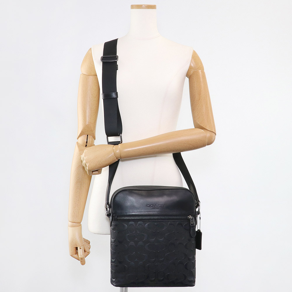 バッグ ショルダーバッグ 4009 QBBK シグネチャー アウトレット メンズ 新作 父の日 バッグ ショルダーバッグ 4009 QBBK シグネチャー アウトレット メンズ 新作 父の日