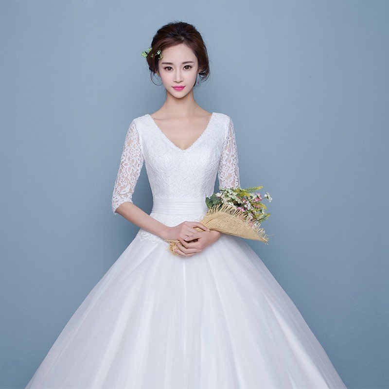 ウエディングドレス 袖付き 二次会 ウェディングドレス 安い 結婚式 プリンセス エンパイア 花嫁 ドレス Vカット ロングドレス ブライダル 白 大きいサイズ ウエディングドレス 袖付き 二次会 ウェディングドレス 安い 結婚式 プリンセス エンパイア 花嫁 ドレス Vカット ロングドレス ブライダル 白 大きいサイズ