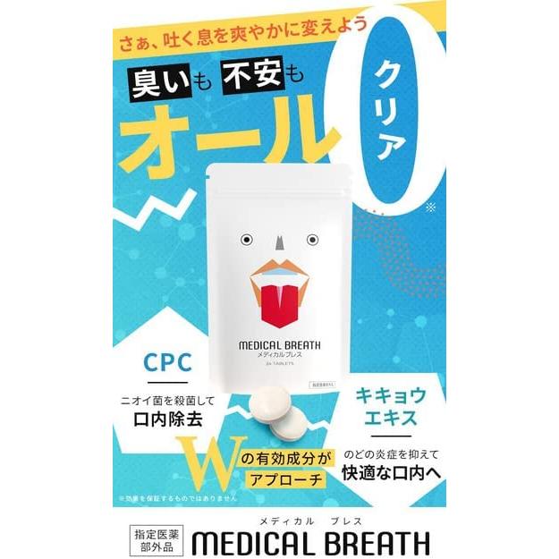 Qoo10] MEDICAL BREATH メディカルブレス 24粒入り 約15日分