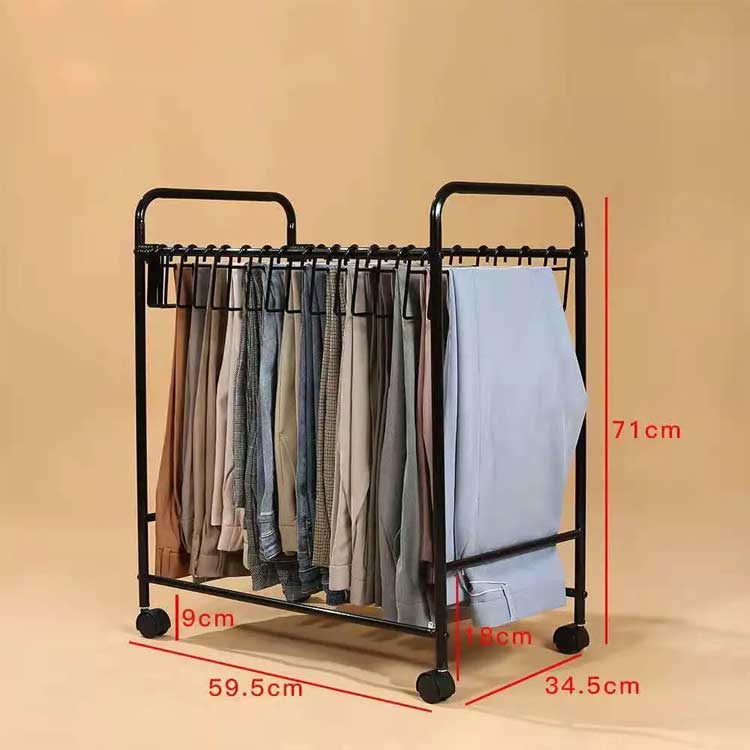 幅595cm 本掛け スラックスハンガー キャスター付き ホワイトブラック 奥行345cm 押入れ 高さ71cm 大容量 幅595cm 本掛け スラックスハンガー キャスター付き ホワイトブラック 奥行345cm 押入れ 高さ71cm 大容量