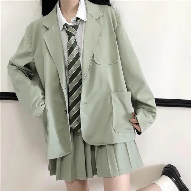 メガ割 秋アウター 制服 スーツ 安い スーツジャケット入学式 卒業式 涼しく楽ちんセットアップスーツJK制服2024韓国ファッション 大学生スタイル JK制服 セーラー服