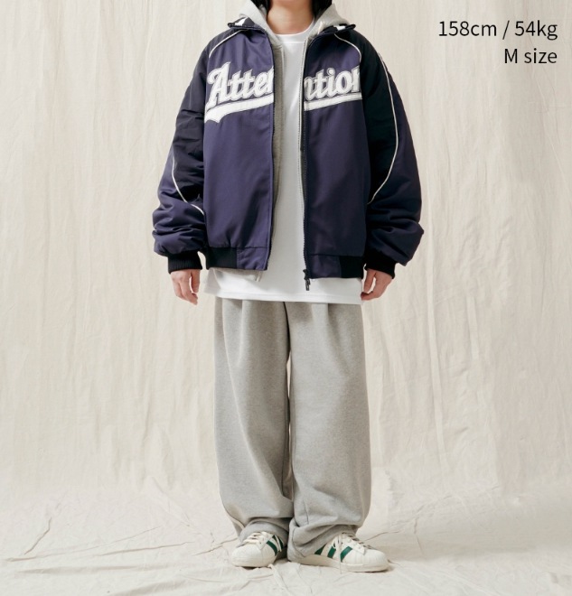 [JEMUT] Attention Twoway Zip up Jacket