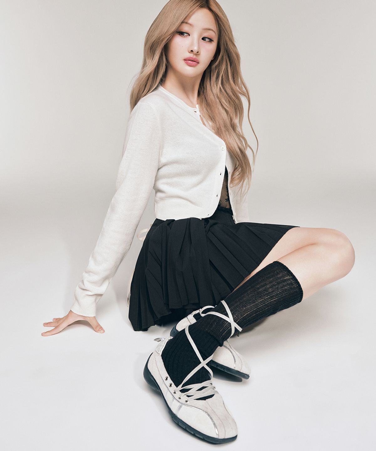 [x KIOF] BLISS LACEUP SNEAKERS