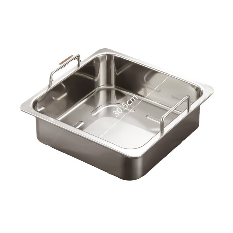 3つのフレーバー4つの正方形ダブルポットホットポット肥厚誘導調理器商業的多機能ステンレス鋼鍋グアンドングクッキングポット 3つのフレーバー4つの正方形ダブルポットホットポット肥厚誘導調理器商業的多機能ステンレス鋼鍋グアンドングクッキングポット