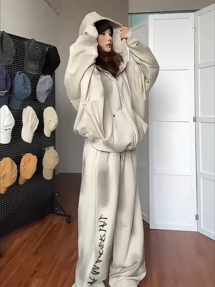 2024 秋冬 韓国 かわいい レディース 無地 フード付き長袖アウターレトロセット黑白フーディーブルサイズ丈トップス春カジュアルスポーツファッション系通学学生袖お出かけアップシルエットトラック羽織り 2024 秋冬 韓国 かわいい レディース 無地 フード付き長袖アウターレトロセット黑白フーディーブルサイズ丈トップス春カジュアルスポーツファッション系通学学生袖お出かけアップシルエットトラック羽織り