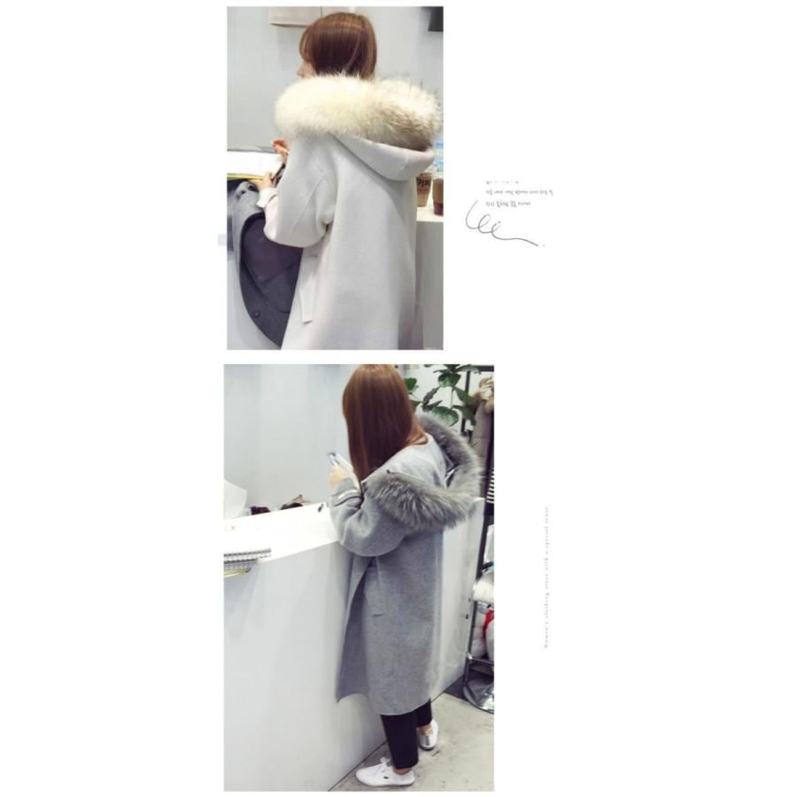 コート レディース 中綿コート トレンチコート 長袖 ロングコート アウター ジャケット トップス ふんわり コート ボリューム 厚手 お洒落 暖かい 秋 冬