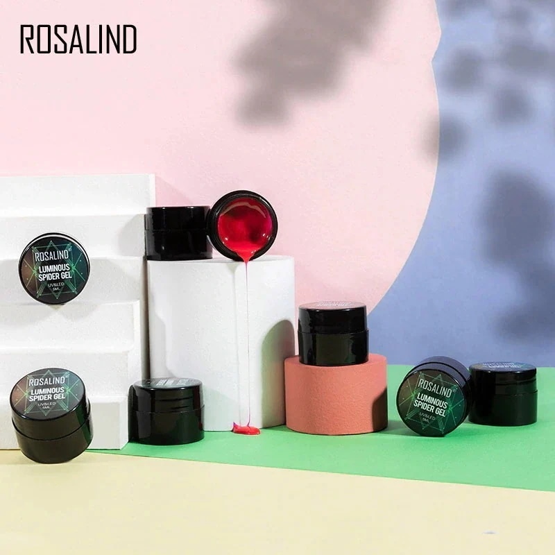 【1つ買うと12つ】8色発光スパイダージェルネイルアートキット発光ワイヤードローイングジェルUV LED マニキュア1286