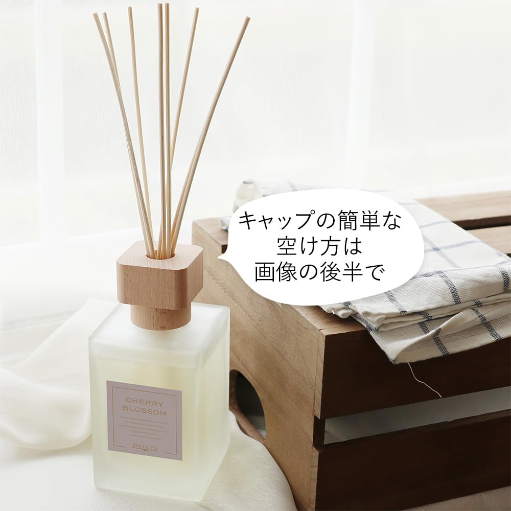 mercyu リード ディフューザー 500ml チェリーブロッサム スティック付 6ヶ月 長持ち フローラルな香り おしゃれ インテリア ルームフレグランス 大容量 MRU-78 mercyu リード ディフューザー 500ml チェリーブロッサム スティック付 6ヶ月 長持ち フローラルな香り おしゃれ インテリア ルームフレグランス 大容量 MRU-78