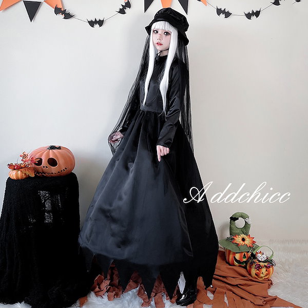 Qoo10] コスプレ ハロウィン 魔女 悪魔 ウィッ