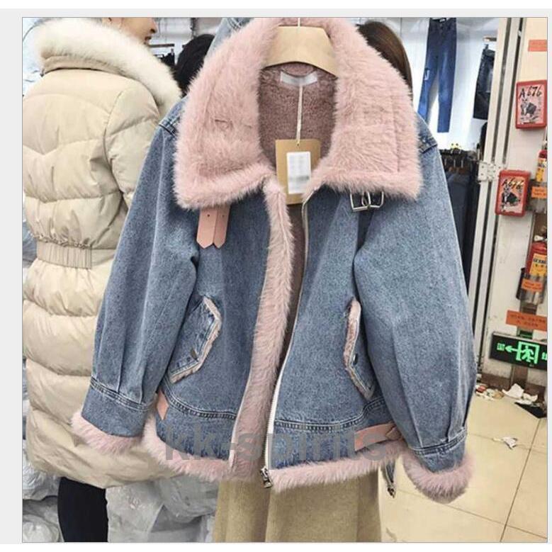 デニム レディース ダウン ダウンコート ショート丈コート 大きいサイズ 厚手 裏起毛 防風防寒 秋冬 アウター おしゃれ 可愛い 韓国風