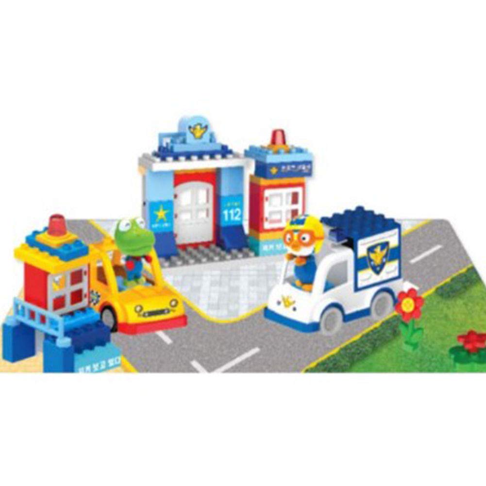 ポロロ警察ビルドブロックプレイフィギュアステッカーセットおもちゃベイビー＆キッズコリアアニメーション