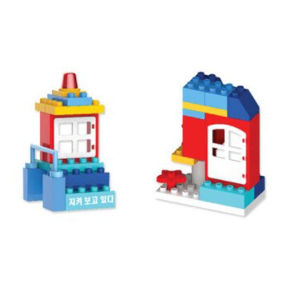 ポロロ警察ビルドブロックプレイフィギュアステッカーセットおもちゃベイビー＆キッズコリアアニメーション