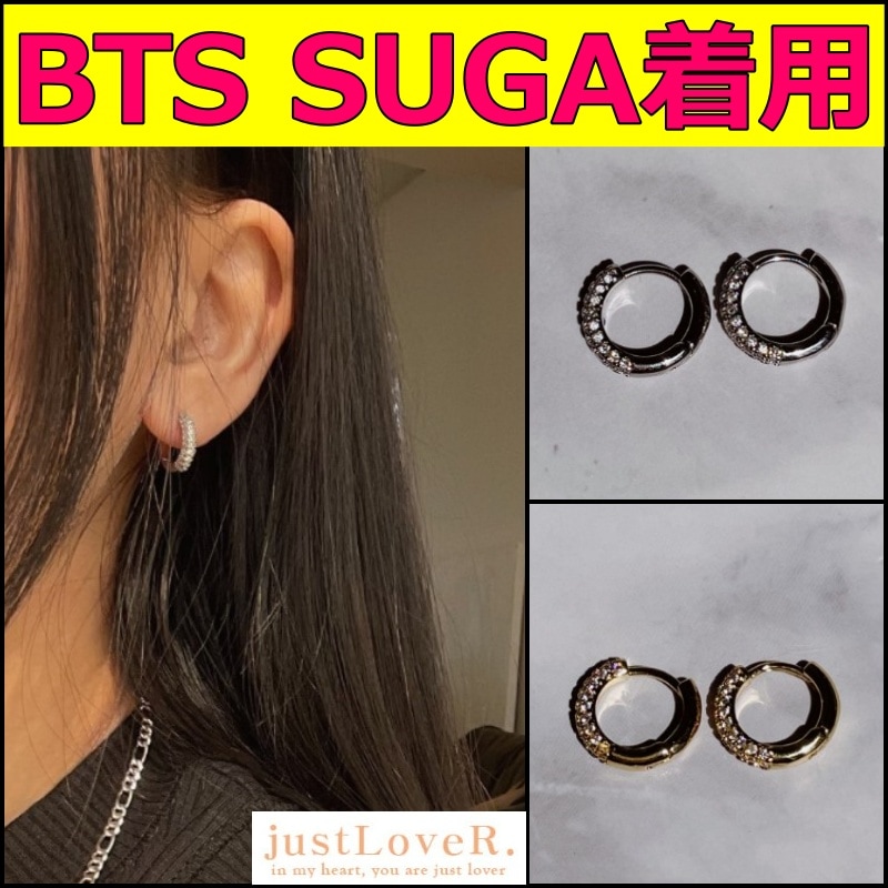 justLoveR.】 Revlon Earrings ピアス [BTS SUGA (ユンギ)着用