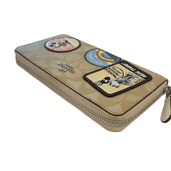 COACH コーチ　長財布 ディズニー コラボ F29380 Qoo10] Coach 財布 長財布 F29380 ディズニー