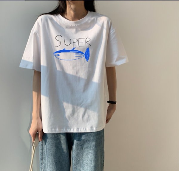 BTS JIN SUPER TUNA T-shirt 防弾少年団ジンスーパーマグロTシャツ