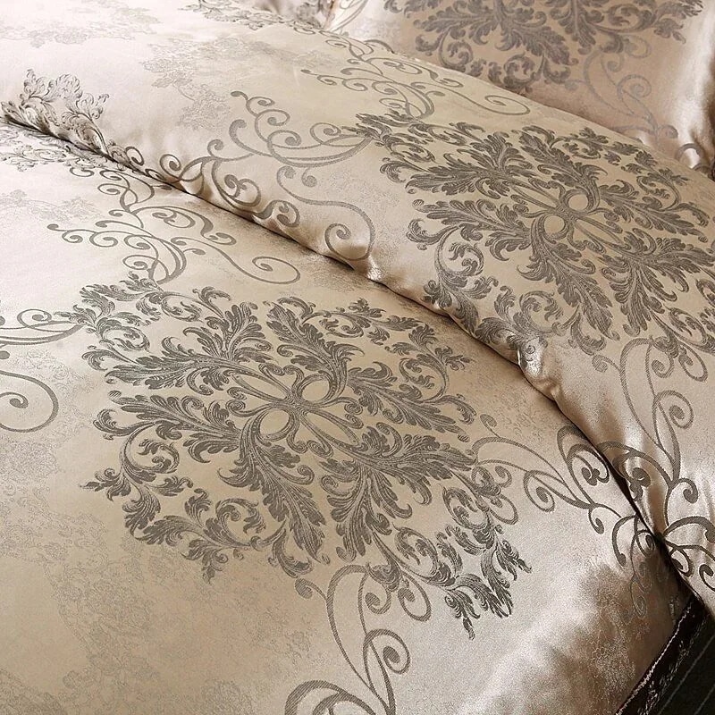 布団カバー ベッド用品 4点セット 掛け布団カバー 枕カバー ベッドスカート クイーンサイズ ぜいたくなスタイル 布団カバー グ 布団カバー シルクみたい ツルツル艶と 布団カバー ベッド用品 4点セット 掛け布団カバー 枕カバー ベッドスカート クイーンサイズ ぜいたくなスタイル 布団カバー グ 布団カバー シルクみたい ツルツル艶と