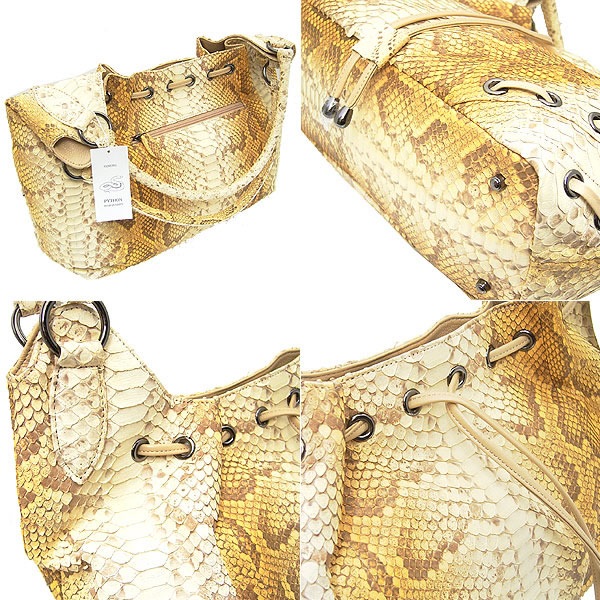 パイソンLB-2029 ショルダー lb-2029-yellow ダイヤモンドパイソン グラデーションイエロー パイソンLB-2029 ショルダー lb-2029-yellow ダイヤモンドパイソン グラデーションイエロー