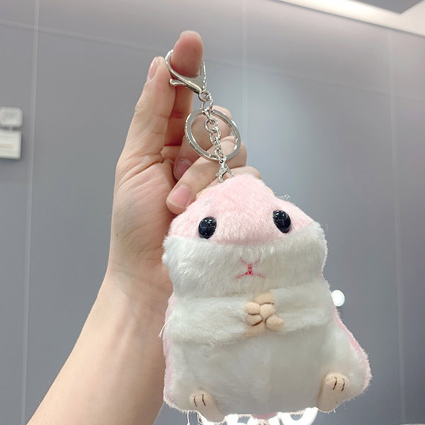 Qoo10] ぬいぐるみハムスターストラップぬいぐるみ