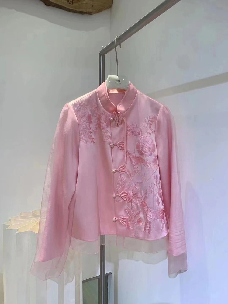 Tシャツ春夏シャツレディース長袖tシャツトップスシフォンブラウスワイシャツおしゃれシアーシャツ焼け止め