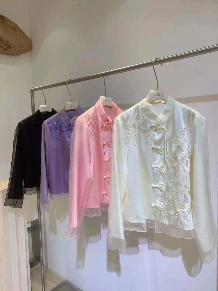 Tシャツ春夏シャツレディース長袖tシャツトップスシフォンブラウスワイシャツおしゃれシアーシャツ焼け止め