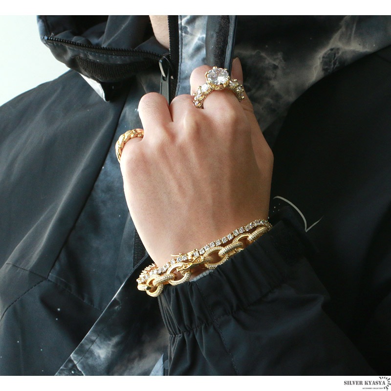 特大CZ ブリンブリンリング [r251]