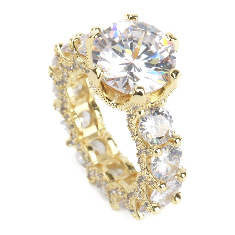 特大CZ ブリンブリンリング [r251]