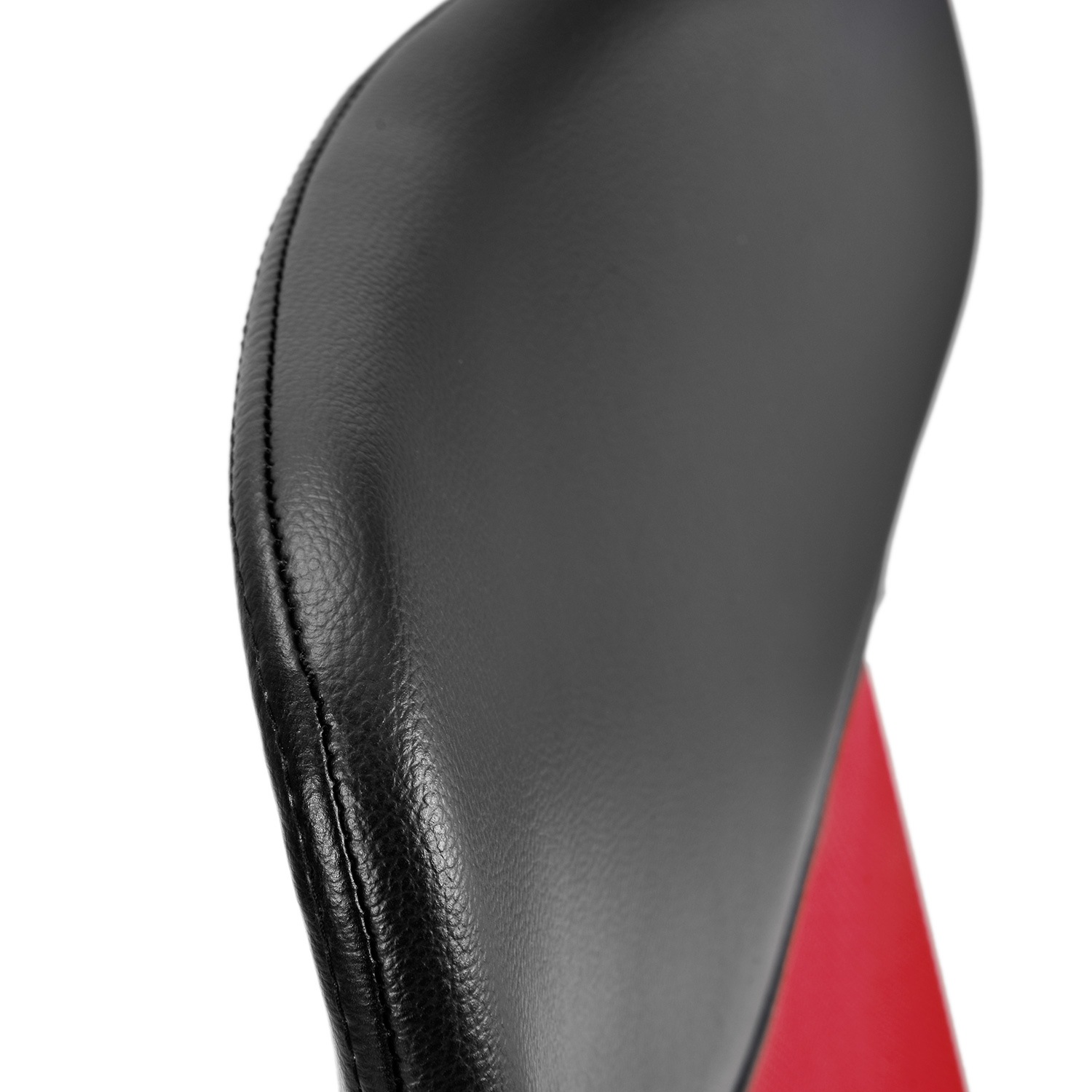 レッド】オフィスチェア メッシュ+PU ハイバック 大人気