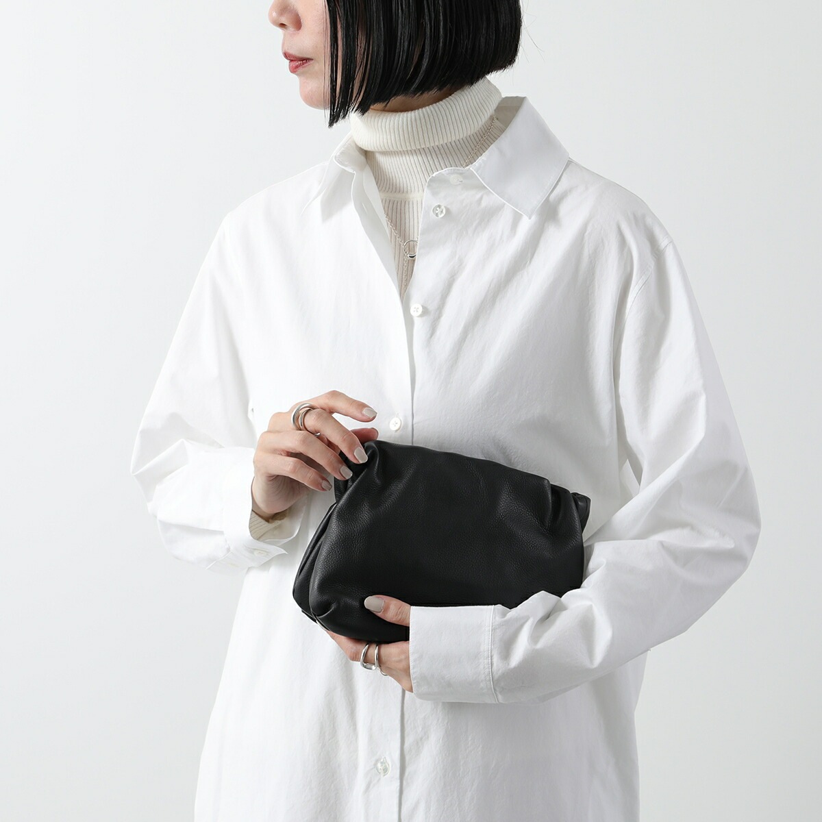 THE ROW ザ・ロウ クラッチバッグ BOURSE Clutch ブルス クラッチ W1280 L97 レディース レザー ショルダーバッグ ポシェット ロ THE ROW ザ・ロウ クラッチバッグ BOURSE Clutch ブルス クラッチ W1280 L97 レディース レザー ショルダーバッグ ポシェット ロ