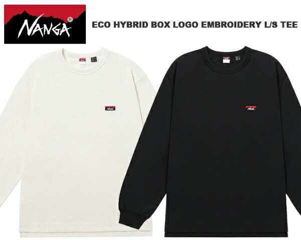 エコハイブリッド ボックスロゴ エンブロイダリー ロングスリーブティー 長袖 Tシャツ ロンT Ferre Yarn エコハイブリッド ボックスロゴ エンブロイダリー ロングスリーブティー 長袖 Tシャツ ロンT Ferre Yarn