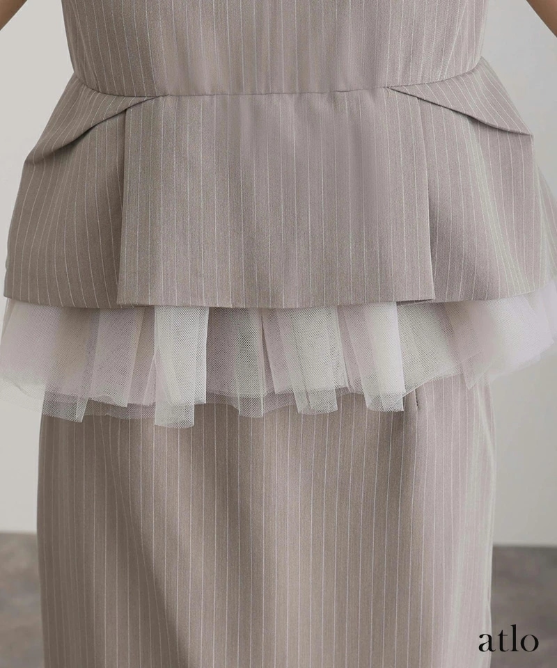 ストライプ ペプラム セットアップ パーティードレス オケージョン ワンピース 結婚式 大きいサイズ かっこいい 小柄 体型カバー フォーマルドレス 10代 20代 30代 ドレス フォーマル 小さい ストライプ ペプラム セットアップ パーティードレス オケージョン ワンピース 結婚式 大きいサイズ かっこいい 小柄 体型カバー フォーマルドレス 10代 20代 30代 ドレス フォーマル 小さい