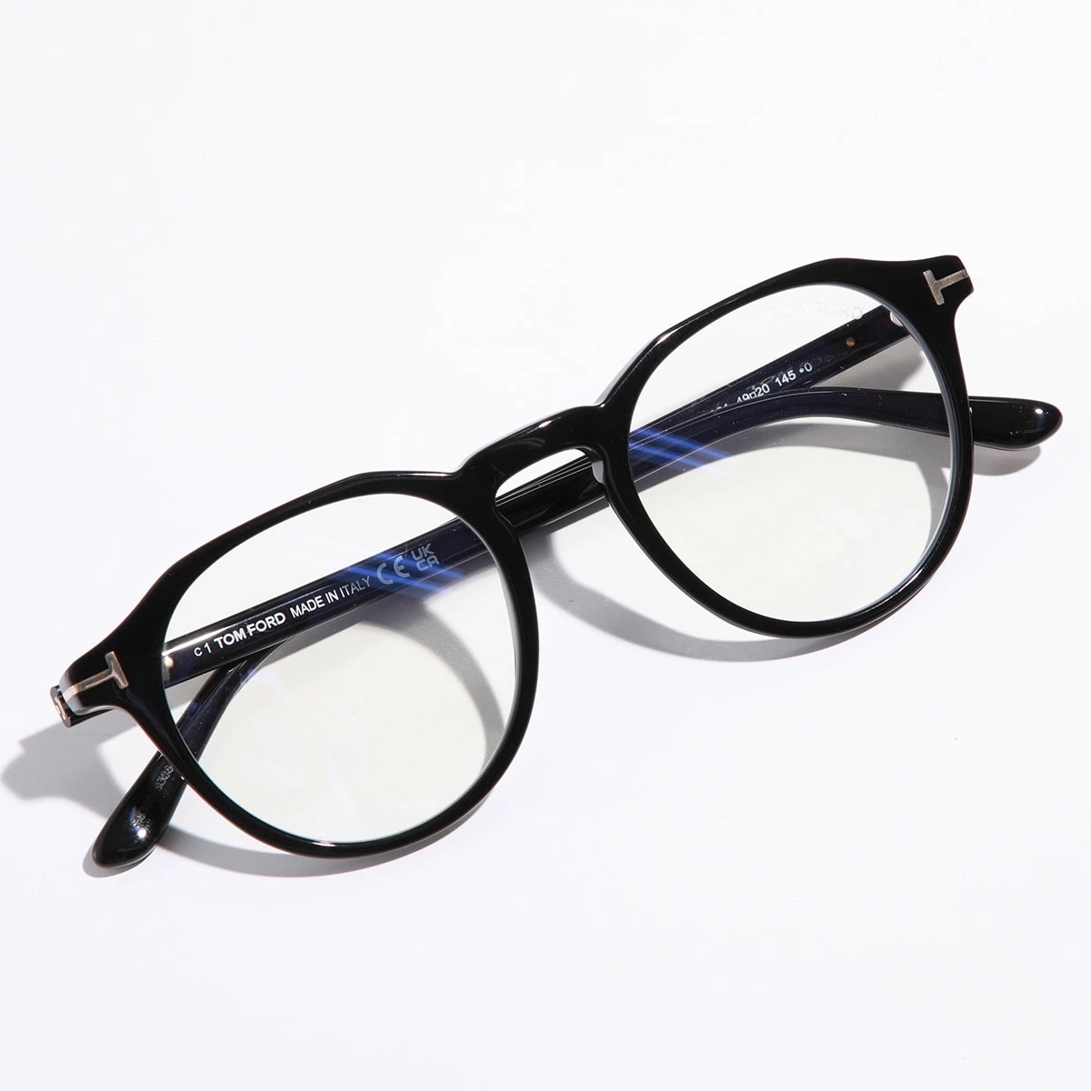 TOM FORD トムフォード メガネ TF5833-B FT5833-B メンズ ボストン型 眼鏡 めがね 伊達メガネ ロゴ Tロゴ アイウェア ブルーライトカットレンズ 001