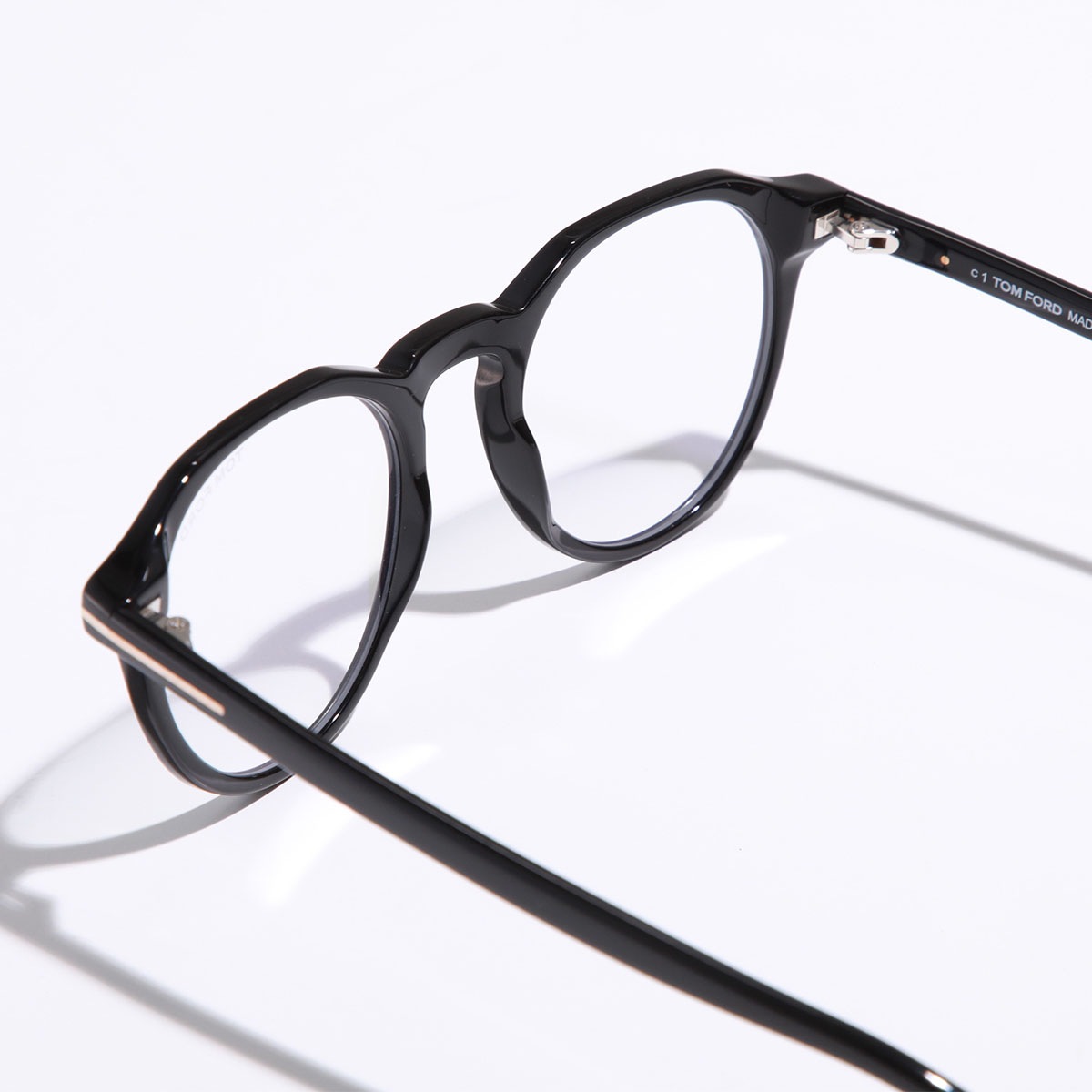 TOM FORD トムフォード メガネ TF5833-B FT5833-B メンズ ボストン型 眼鏡 めがね 伊達メガネ ロゴ Tロゴ アイウェア ブルーライトカットレンズ 001