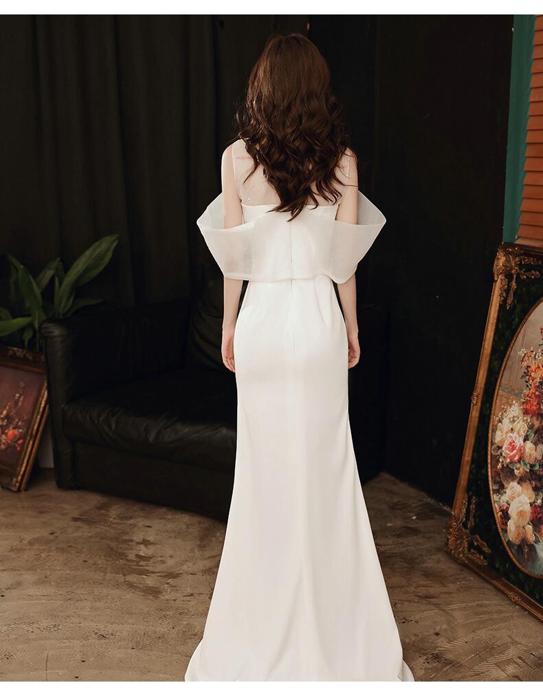 限定モデルウェディングドレス 二次会 結婚式 花嫁 ブライダル 演奏会 披露宴 ロング 袖あり ウエディングドレス 発表会 コンサート 大きいサイズ フォーマル 前撮り パーティードレス 海外挙式 ピ
