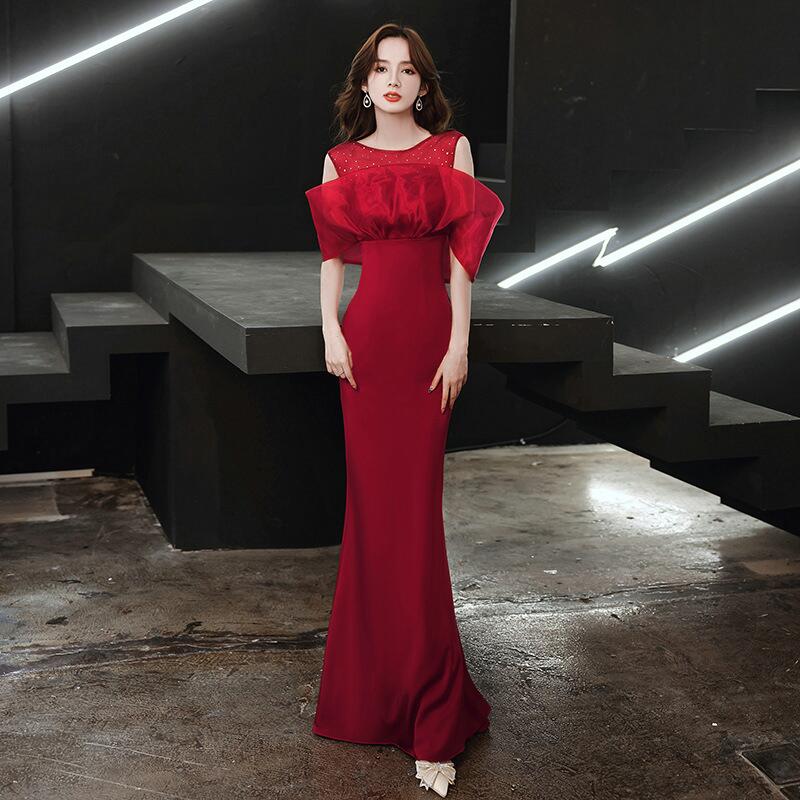 限定モデルウェディングドレス 二次会 結婚式 花嫁 ブライダル 演奏会 披露宴 ロング 袖あり ウエディングドレス 発表会 コンサート 大きいサイズ フォーマル 前撮り パーティードレス 海外挙式 ピ