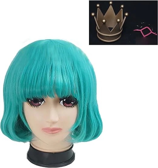 新作入荷コスチュームシュガー ラッシュ ヴァネロペ コスプレ 衣装 ハロウィン 学園祭 イベント プレゼント 贈り物 衣装 ウィッグ追加可 衣装+王冠+メガネコスプレ