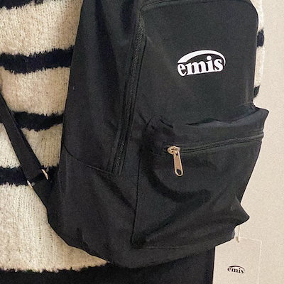 emis ブラック リュック・バックパック 新品 エミス emis リュック バックパック 限定 ブラック - メルカリ