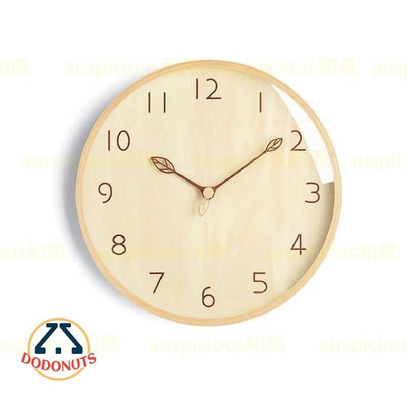 掛け時計 木製 電波 おしゃれ 壁掛け時計 オシャレ デジタル時計 無騒音 連続秒針 12インチ 壁飾り 見やすい 文字盤 新築祝い 軽量 ギフト入荷