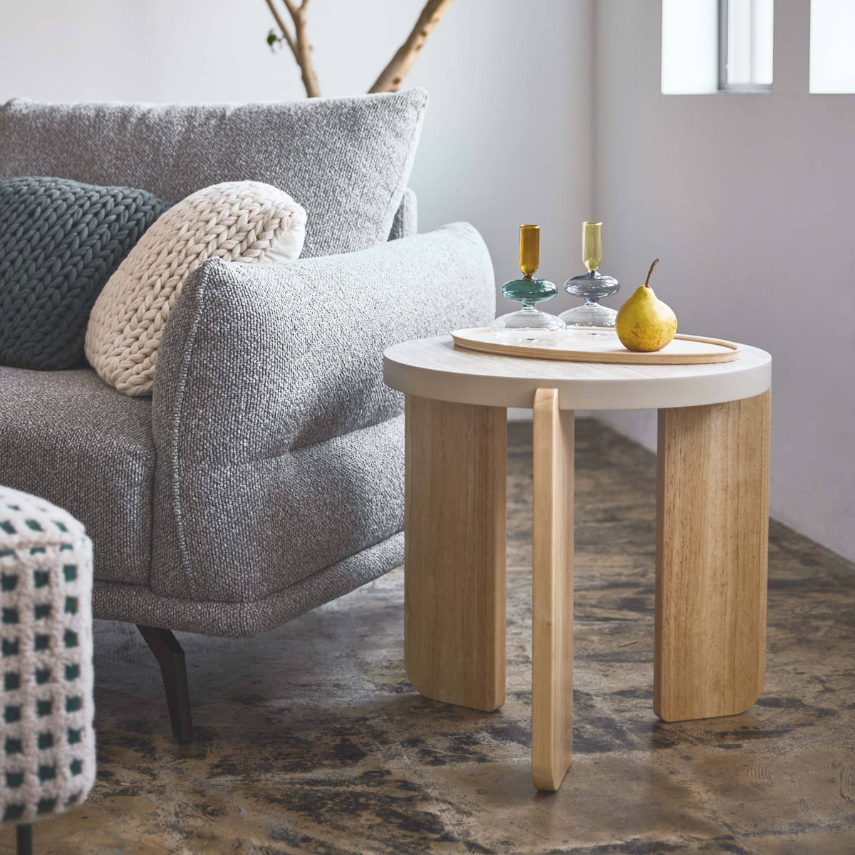 サイドテーブル 円型 高さ50cm ラウンドテーブルS 大理石調 木目調 丸 ラウンド ミニテーブル 木製 天然木 ナイトテーブル ソファ ベッド 横 サイドテーブル 円型 高さ50cm ラウンドテーブルS 大理石調 木目調 丸 ラウンド ミニテーブル 木製 天然木 ナイトテーブル ソファ ベッド 横